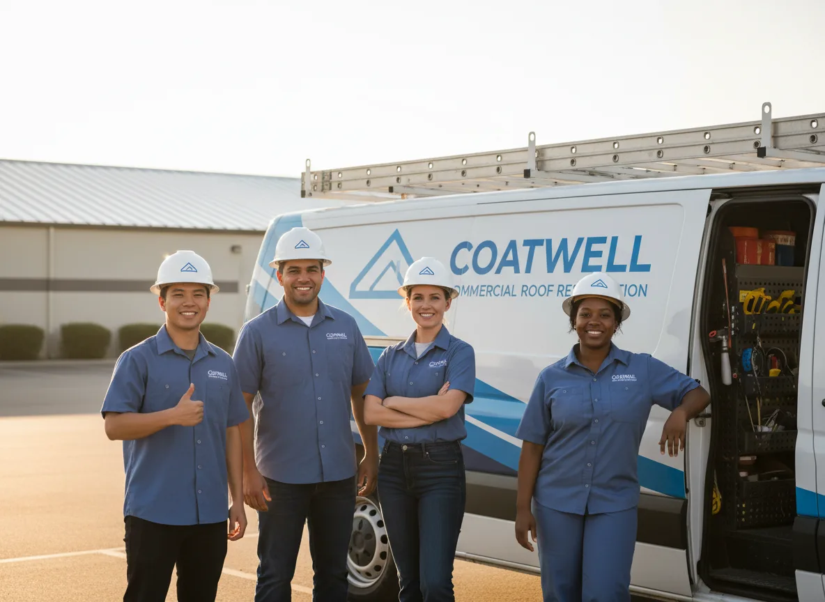 Commercial roof coating company in Thor, IA